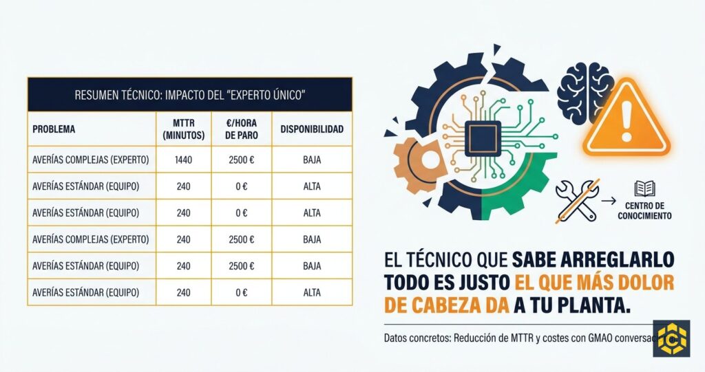El tecnico que sabe arreglarlo todo es justo el que mas dolor de cabeza da a tu planta